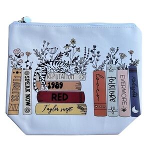 Taylor Swift Book Lover Makeup Bag | Swiftie Cosmetic Pouch NWOT